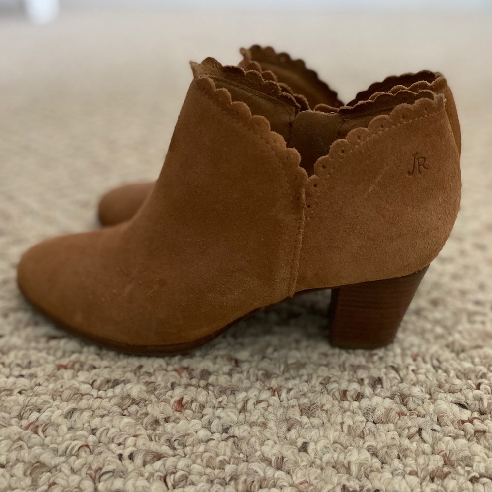 Jack Rogers suede ankle booties
